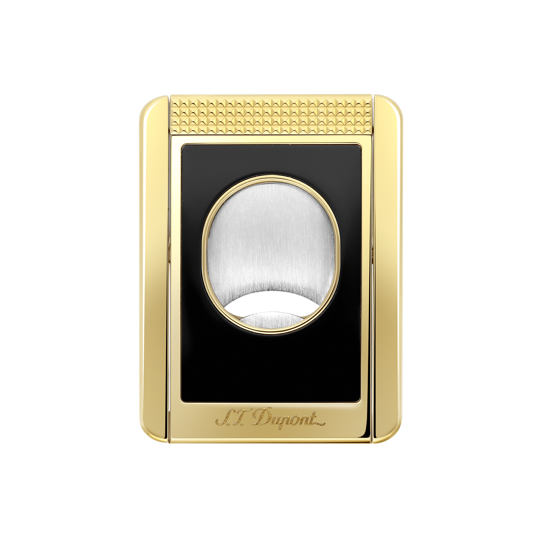 S.T. Dupont Black and Gold Cigar Cutter Stand S.T. Dupont Black and Gold Cigar Cutter Stand