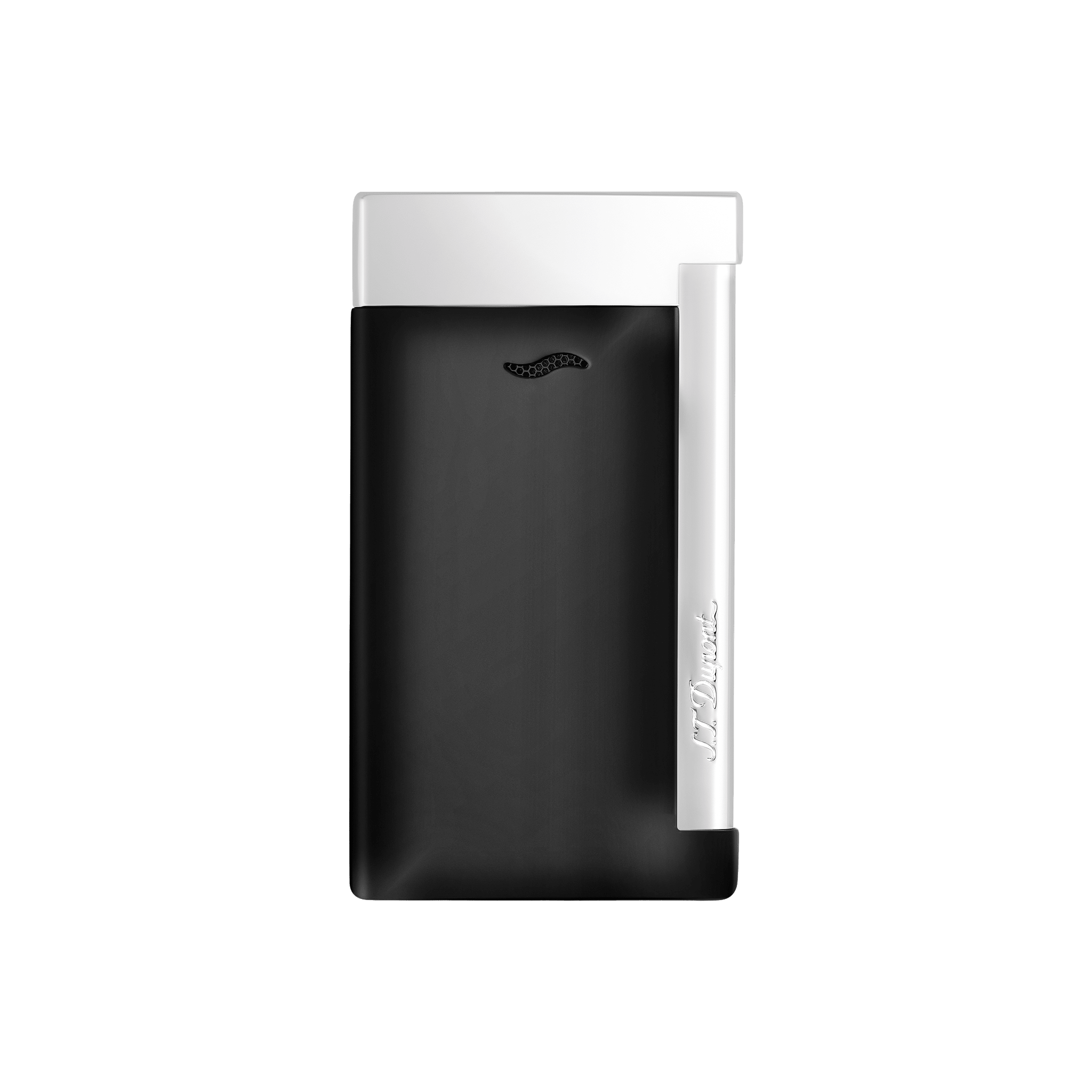 S.T. Dupont Slim 7 Lighter | Black & Chrome Finish S.T. Dupont Slim 7 Lighter | Black & Chrome Finish