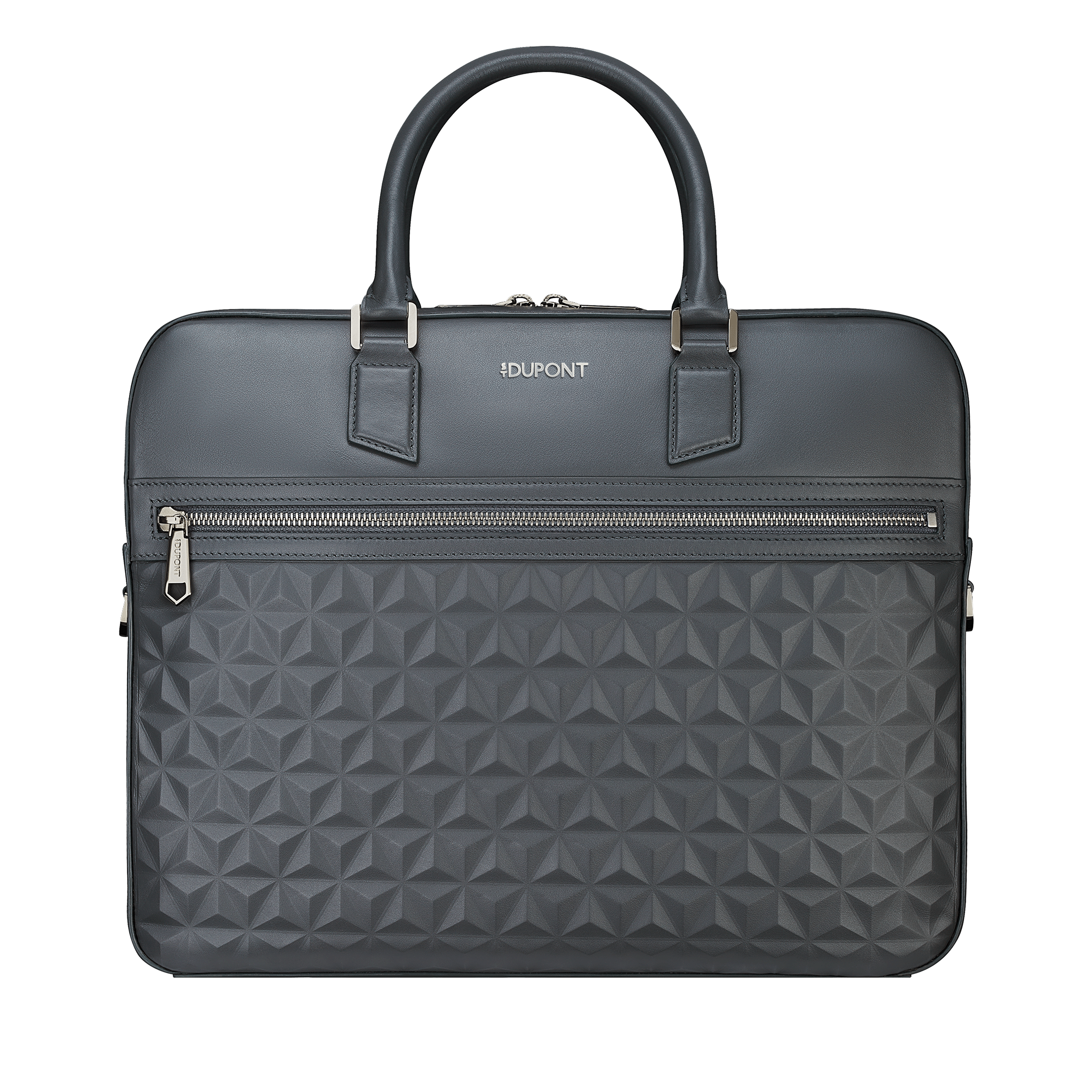 S.T. Dupont Apex Document Holder in Grey Leather S.T. Dupont Apex Document Holder in Grey Leather