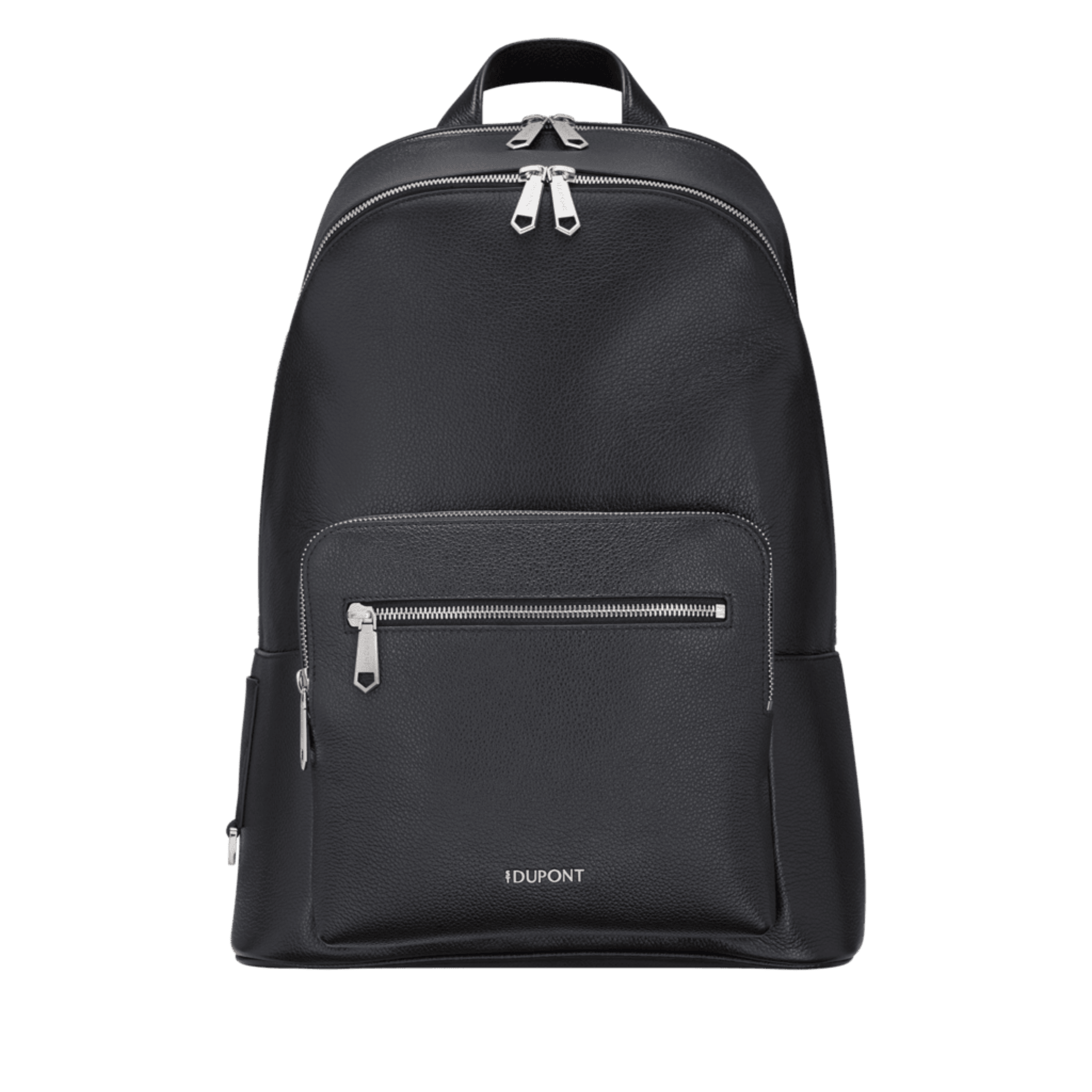 classic leather backpack black S.T. Dupont Black Leather Backpack