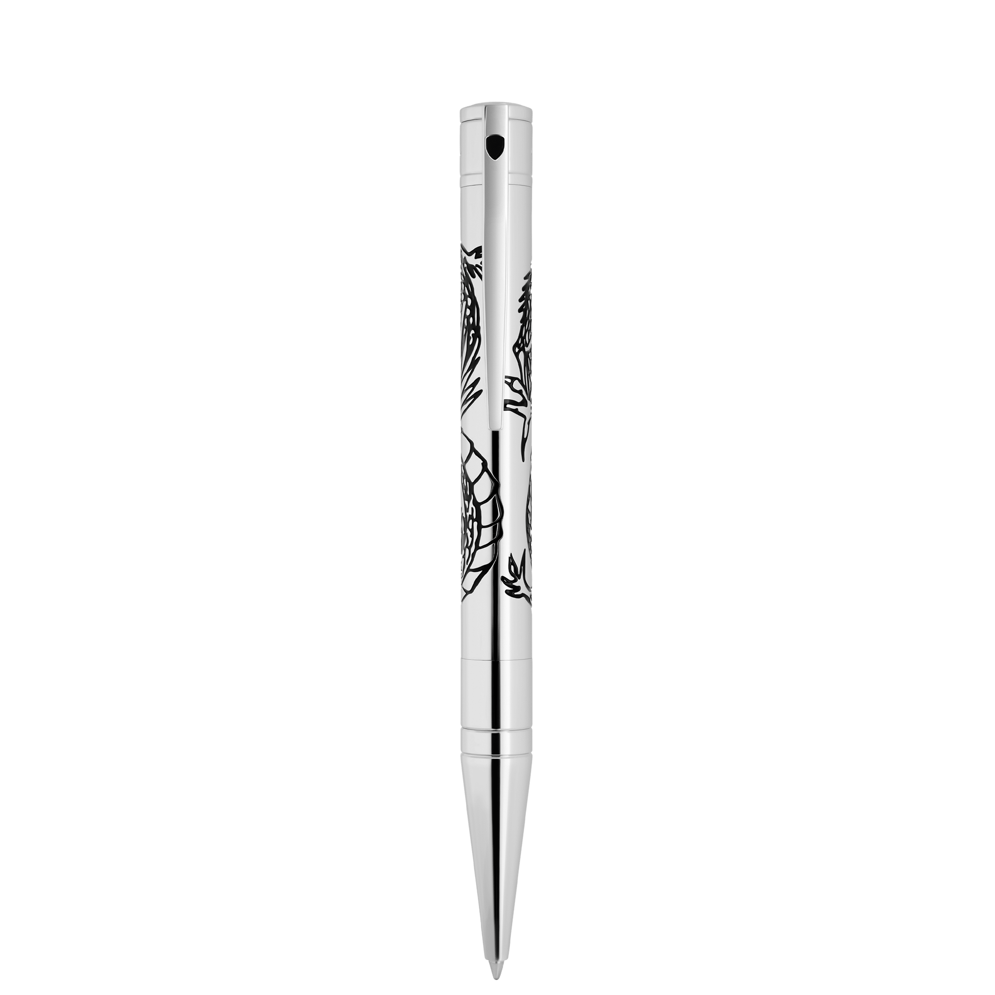D-Initial Dragon Pen | S.T. Dupont, Chrome Finish D-Initial Dragon Pen | S.T. Dupont, Chrome Finish