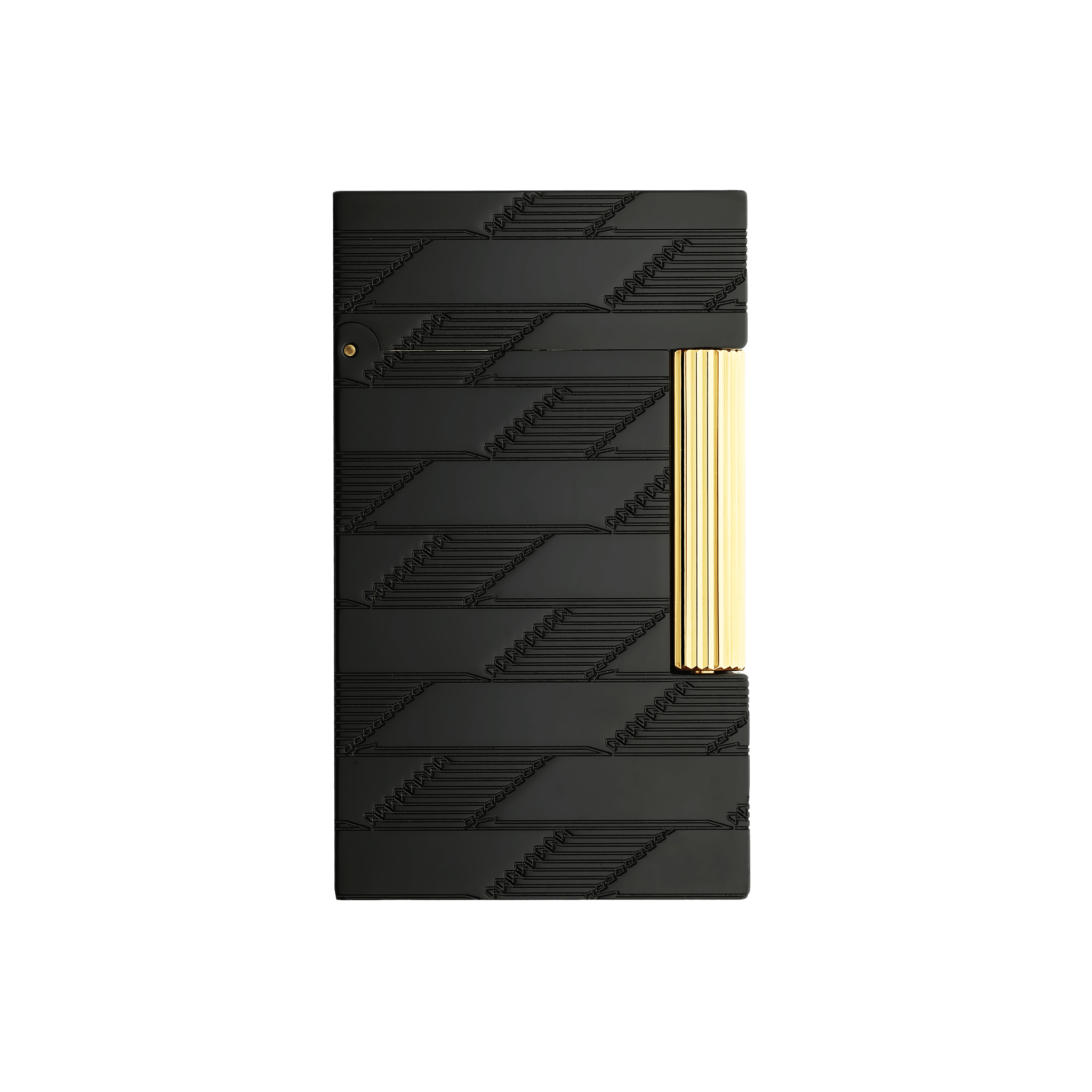 Line 2 Cling 1872 Monogram black. Luxury lighters | S.T. Line 2 Cling 1872 Monogram black. Luxury lighters | S.T.