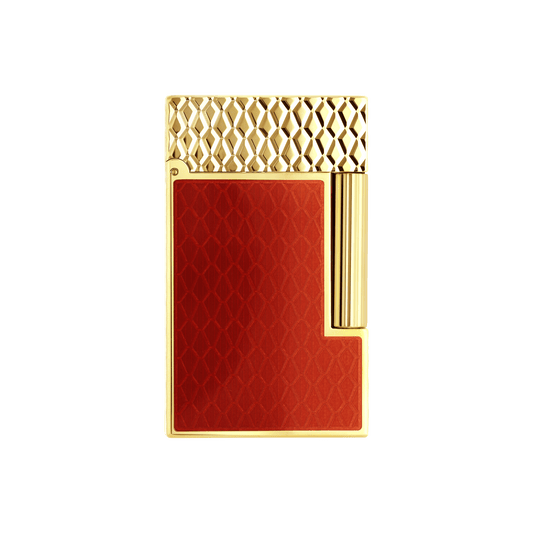 Guilloche under lacquer lighter
