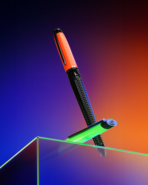 Chrome finish black Ballpoint pen - Luxury writing instruments