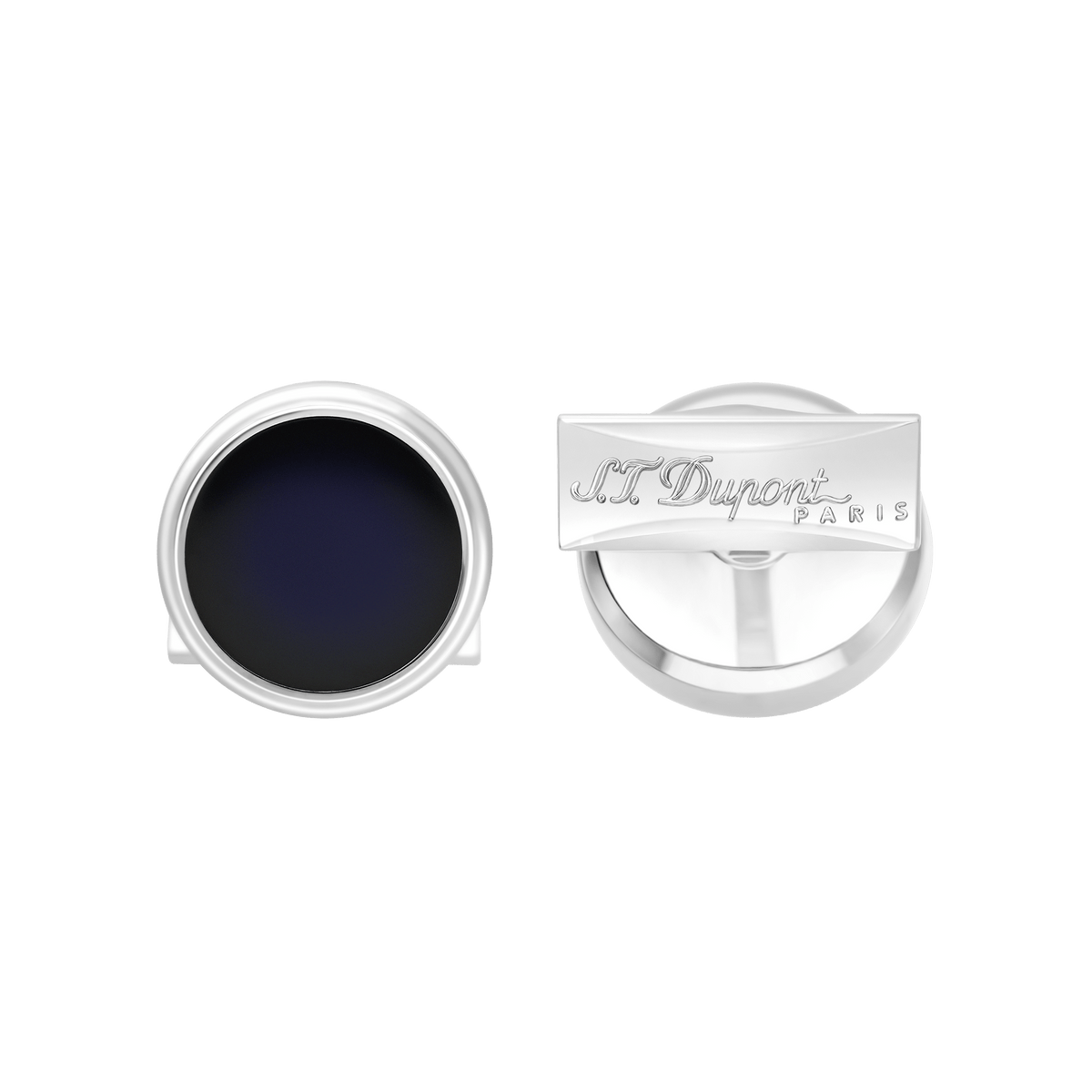 Chrome Accessoires_QTF collection_cufflinks color_blue 1 - S.T. DUPONT Europe