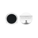 Round black lacquer cufflinks