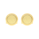 Round diamond head cufflinks