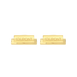 Rectangular cufflinks
