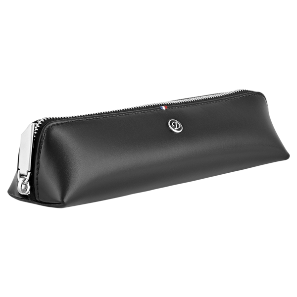 Line Flat Pencil Case(Black)