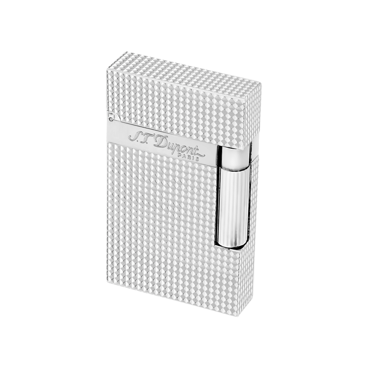 Guilloche lighter collection_ligne - 2 color_silver finition_ palladium 4 - S.T. DUPONT Europe