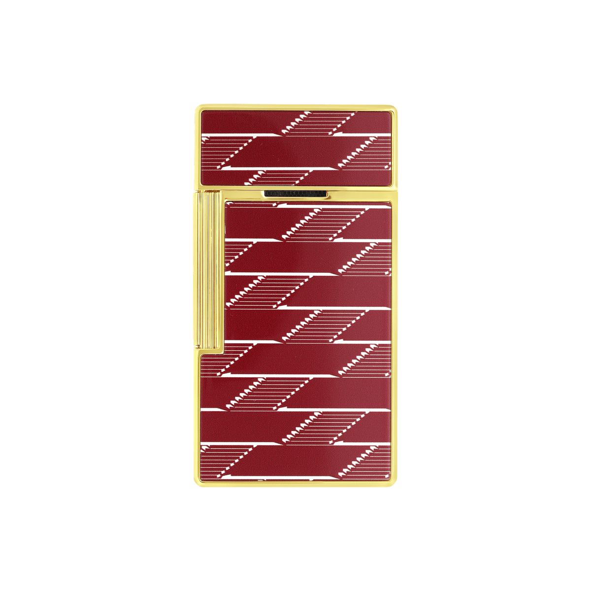 Lacquered lighter art - of - fire Collection_Monogram color_burgundy 3 - S.T. DUPONT Europe