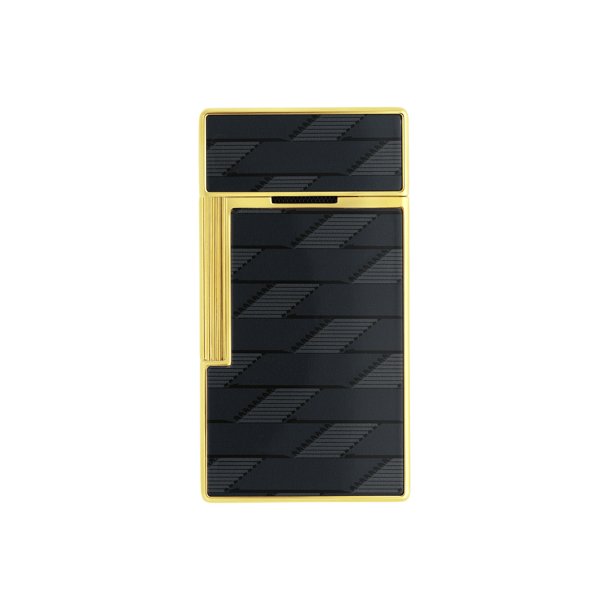 Lacquered lighter art - of - fire Collection_Monogram color_black 3 - S.T. DUPONT Europe