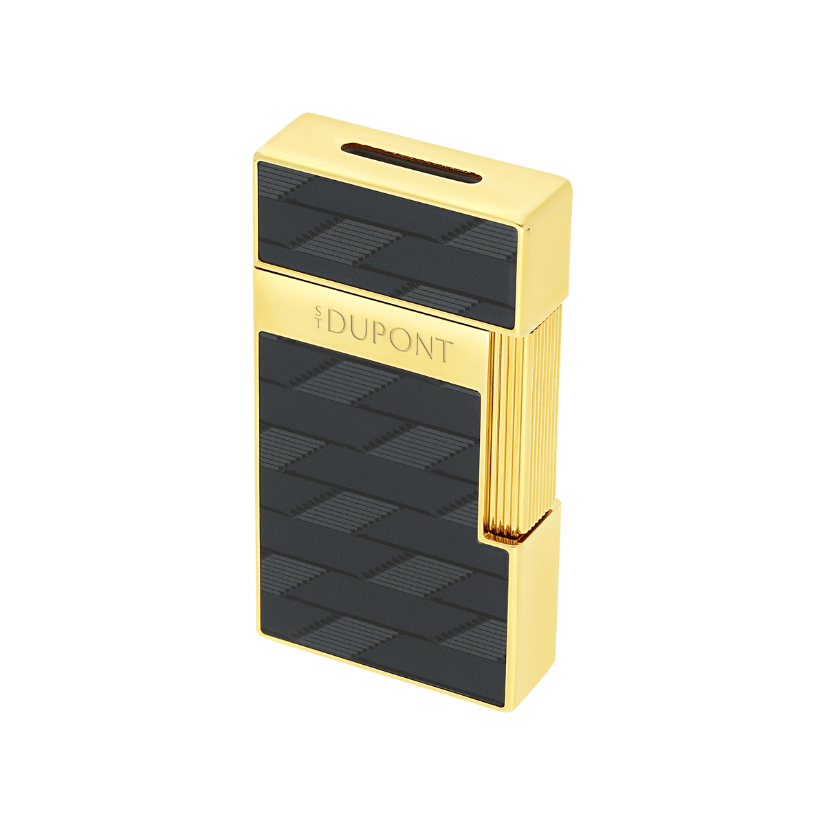 Lacquered lighter art - of - fire Collection_Monogram color_black 4 - S.T. DUPONT Europe