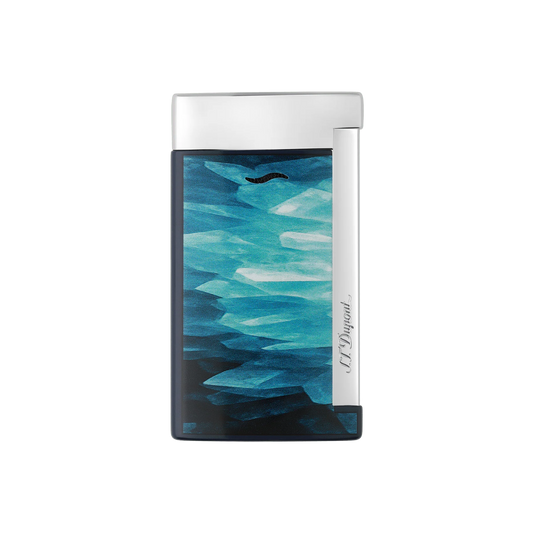 Lacquered lighter color_blue Father's day flame_blue 1 - S.T. DUPONT Europe