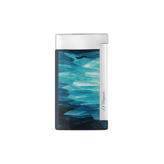Lacquered lighter color_blue Father's day flame_blue 1 - S.T. DUPONT Europe