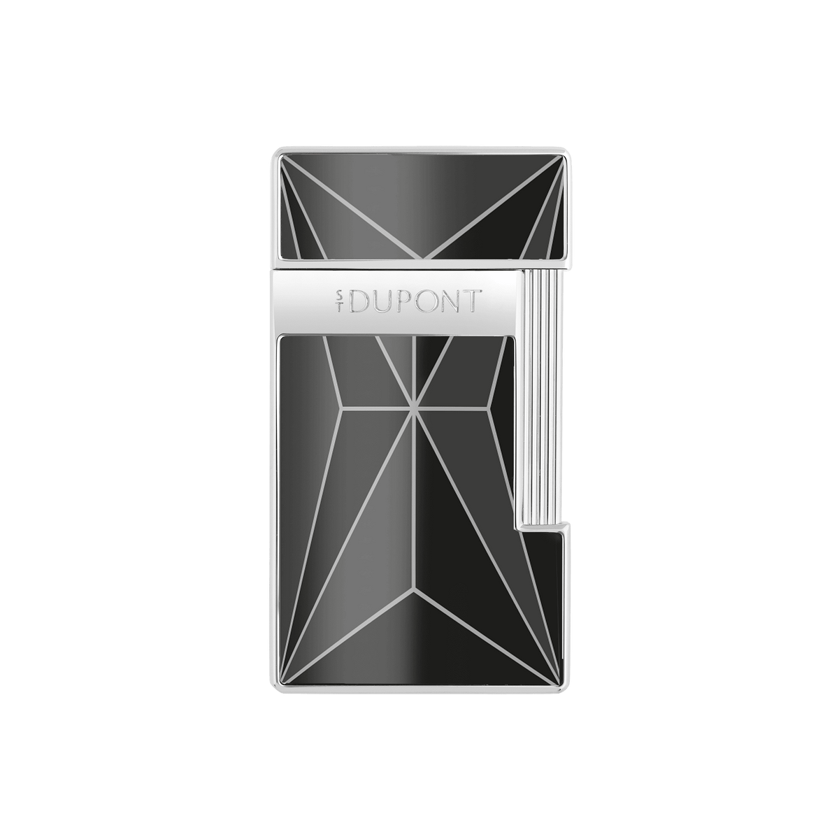 Lacquered lighter art - of - fire collection_Fire - X color_black 1 - S.T. DUPONT Europe