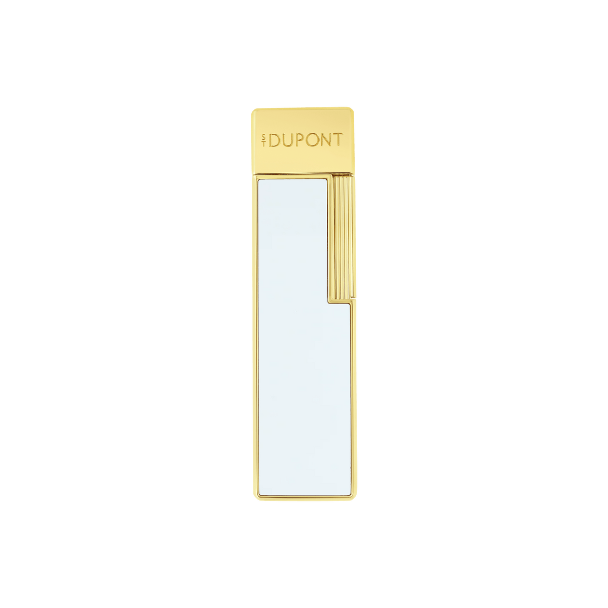 Lacquered lighter color_white finition_lacquer flame_blue 1 - S.T. DUPONT Europe