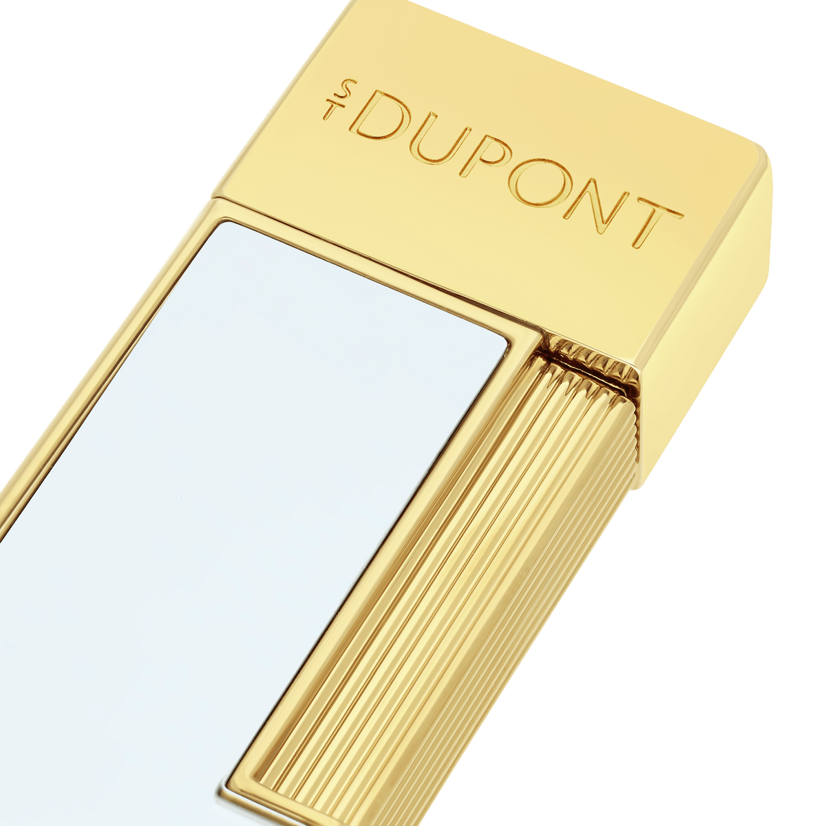 Lacquered lighter color_white finition_lacquer flame_blue 2 - S.T. DUPONT Europe