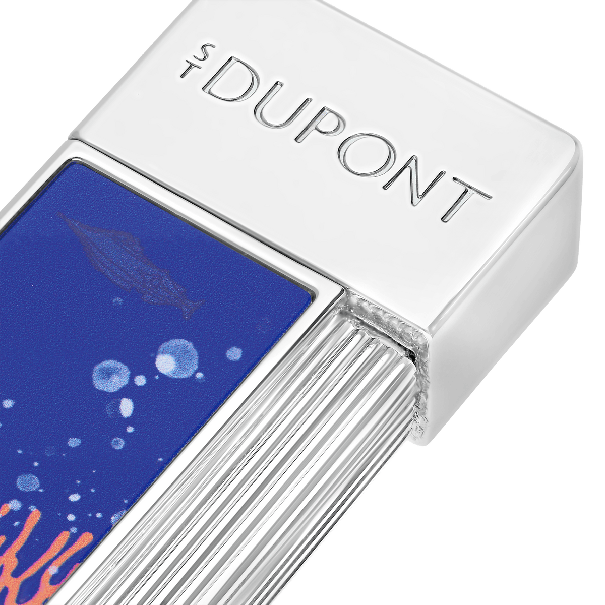 Lacquered lighter Collection_20000 - Lieues - sous - les - mers color_royal - blue flame_blue 2 - S.T. DUPONT Europe