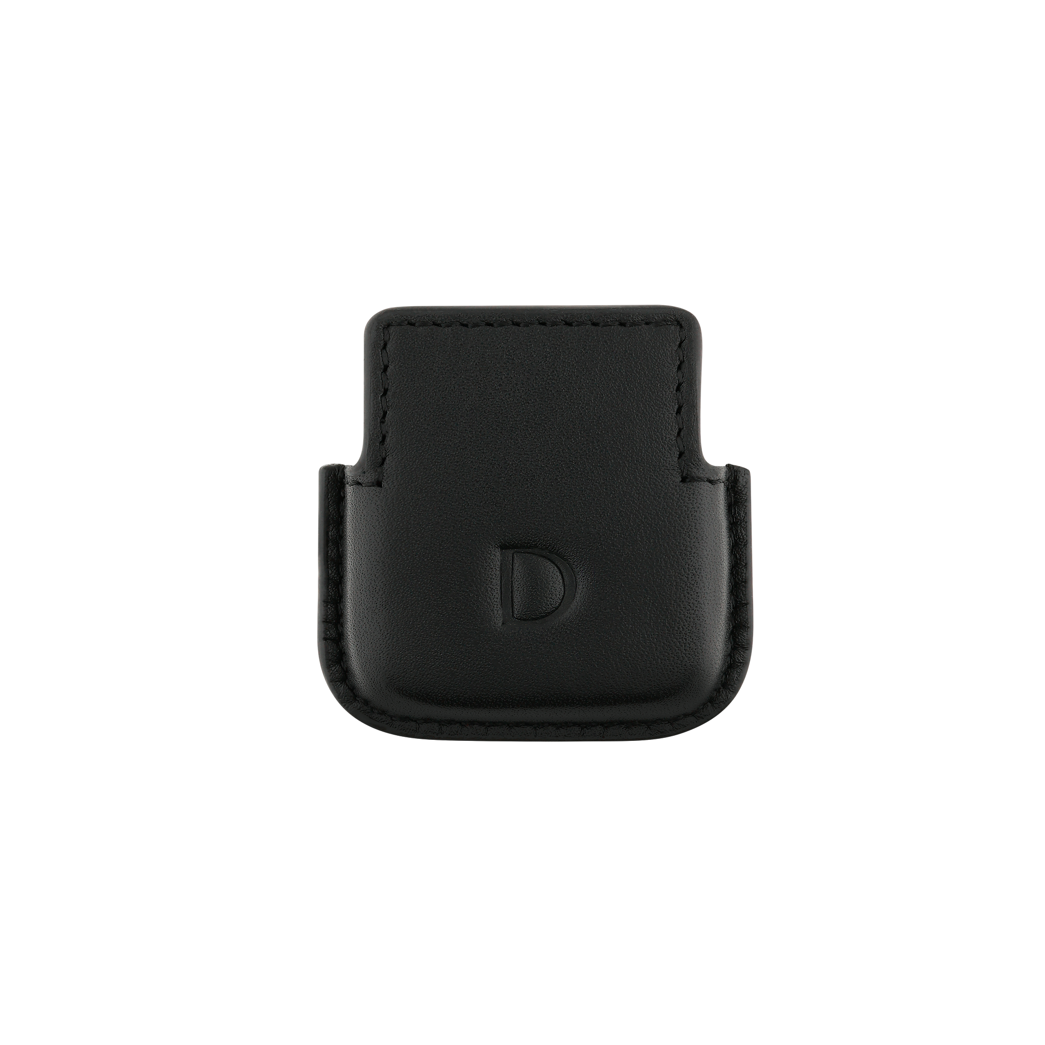 S.T. Dupont Ligne 1 Lighter Case in Black Leather
