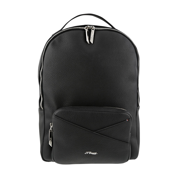 BLACK GRAINED NEO CAPSULE BACKPACK Luxury leather goods S.T. Dupont stdupont