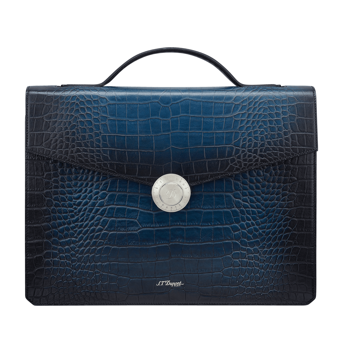 Leather - briefcase backtoschool25 channel_marketplace color_blue 1 - S.T. DUPONT Europe