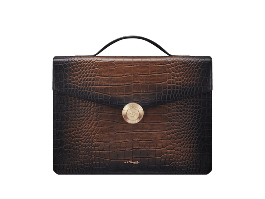 Leather - briefcase backtoschool25 channel_marketplace color_brown 1 - S.T. DUPONT Europe