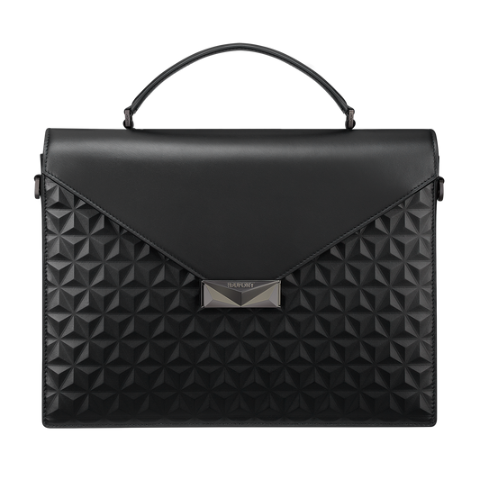 Leather Briefcases: Black Leather | S.T. Dupont Leather Briefcases: Black Leather | S.T. Dupont
