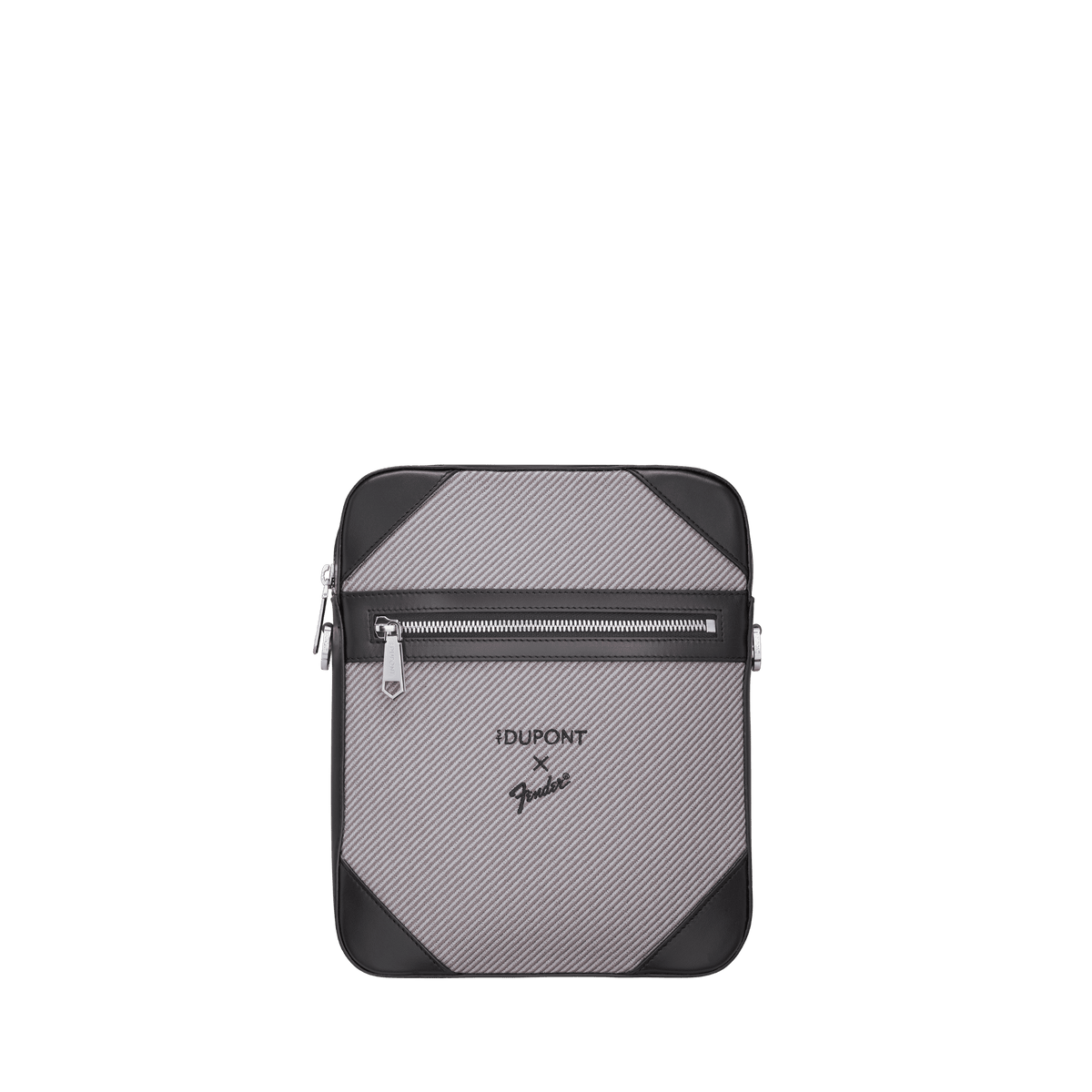 Leather and canvas color_grey gender_man Leather goods 1 - S.T. DUPONT Europe