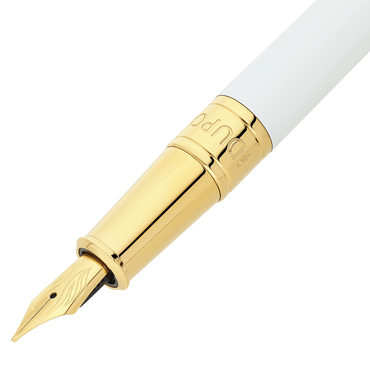 Fountain pen badge_customizable collection_d - initial color_white 2 - S.T. DUPONT Europe