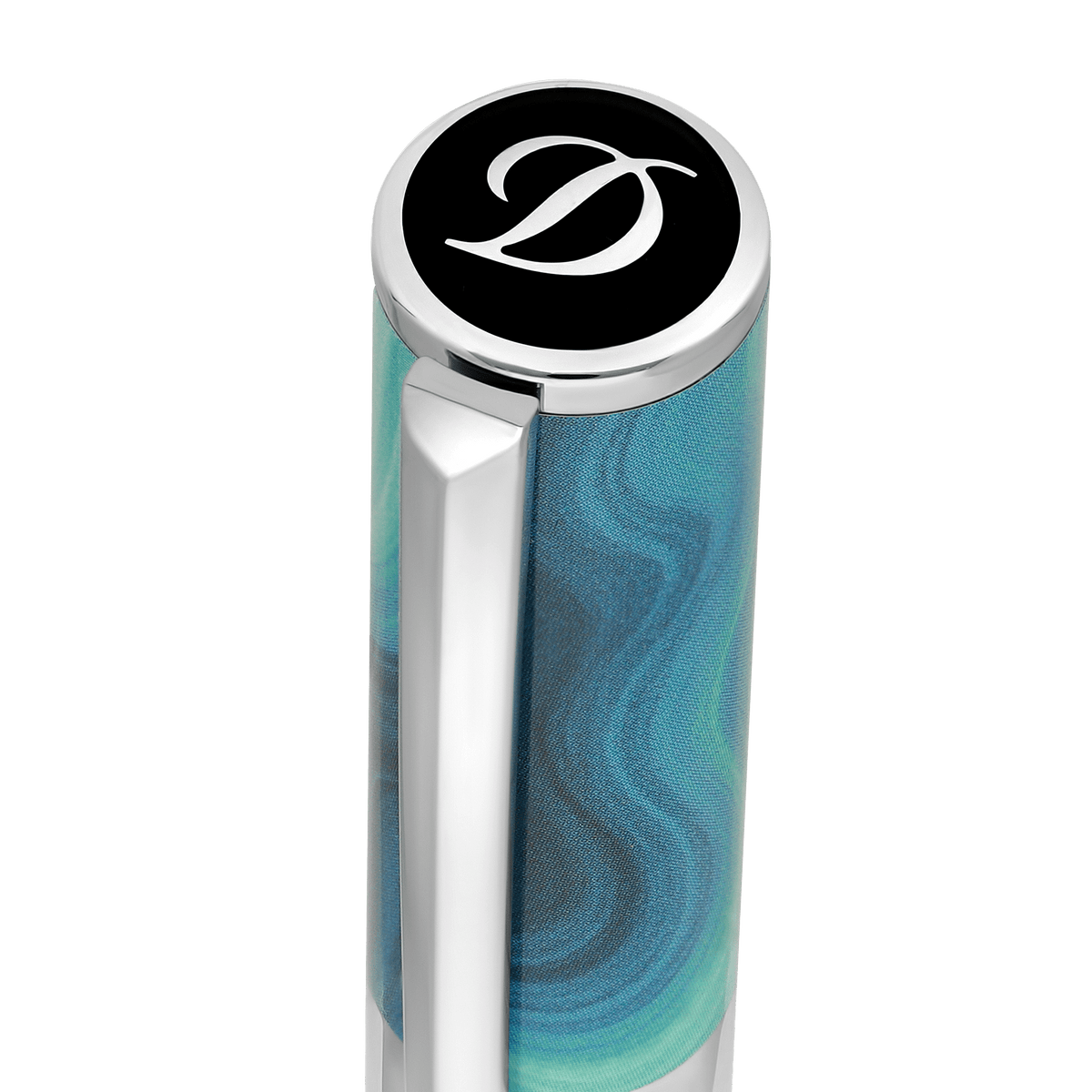 Rollerball pen badge_customizable collection_d - initial color_blue 4 - S.T. DUPONT Europe