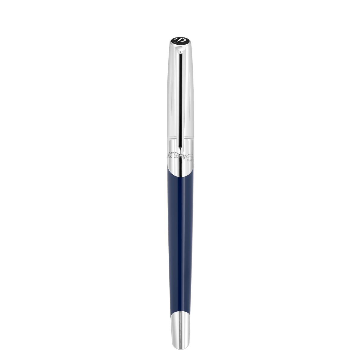 Fountain Pen collection_defi color_dark - blue finition_ palladium 3 - S.T. DUPONT Europe