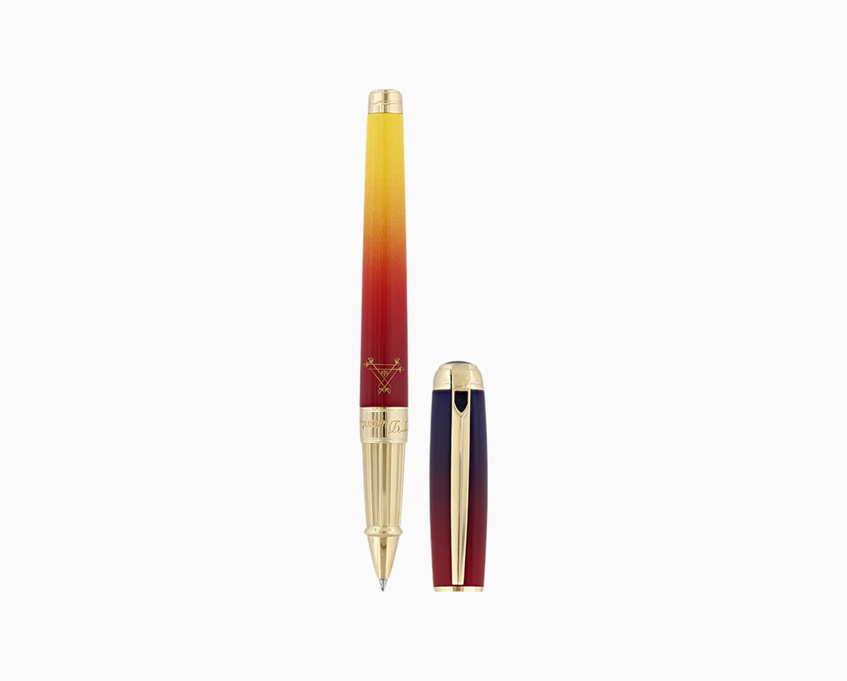 Rollerball pen collection_line - d color_violet finition_gold 5 - S.T. DUPONT Europe