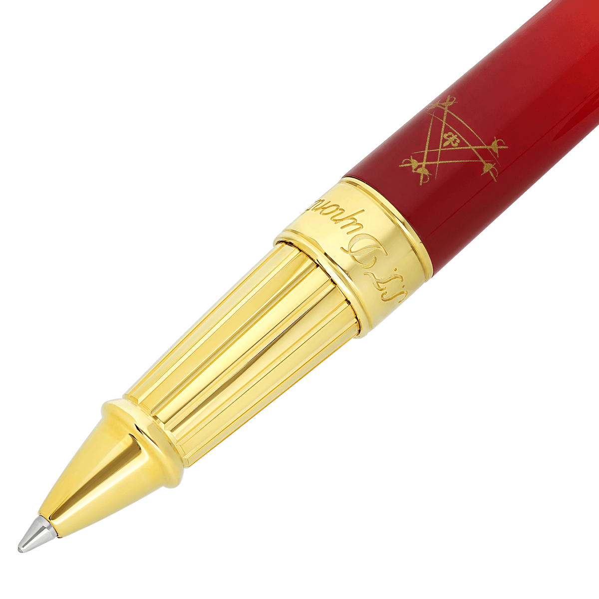 Rollerball pen collection_line - d color_violet finition_gold 2 - S.T. DUPONT Europe