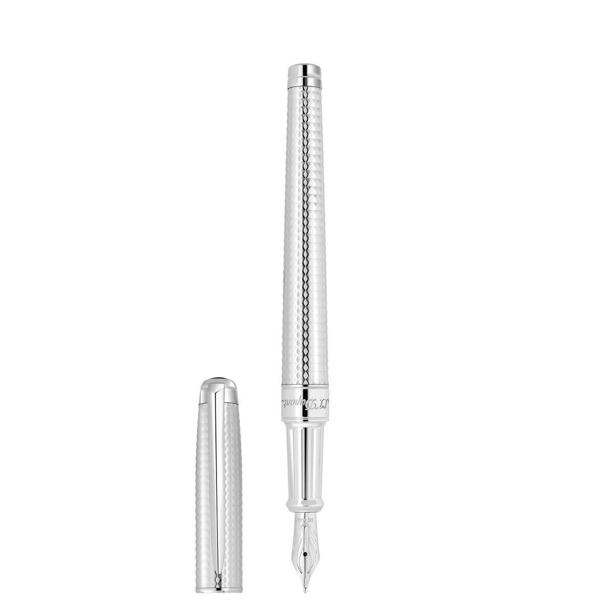 Fountain pen Medium collection_eternity collection_line - d color_silver 1 - S.T. DUPONT Europe