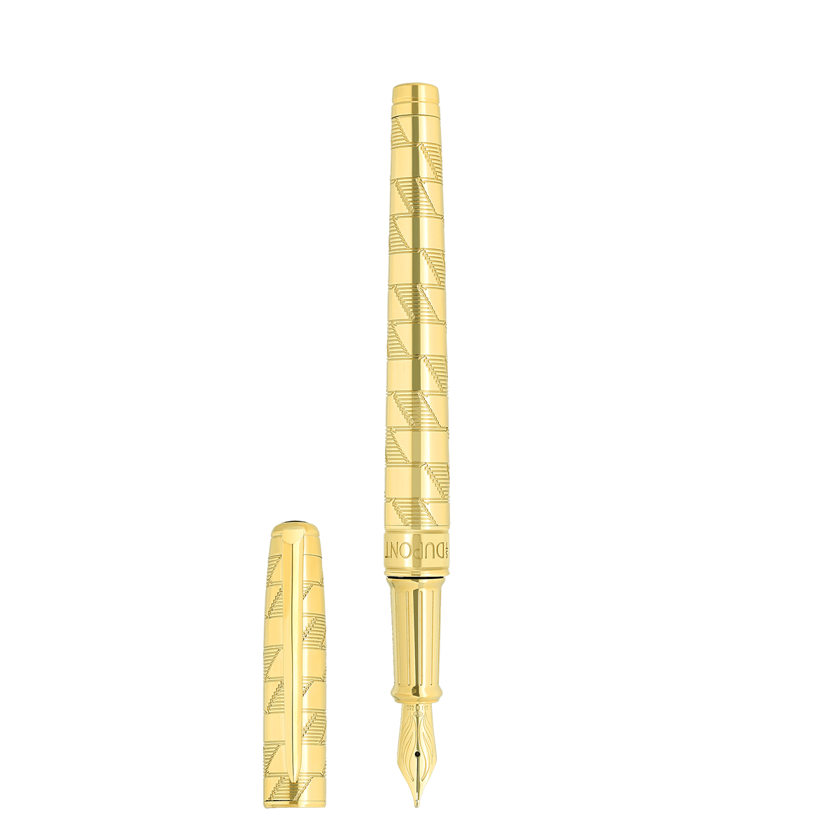 Fountain Pen Medium Collection_Monogram color_golden Limited - edition_monogram - 1872 1 - S.T. DUPONT Europe