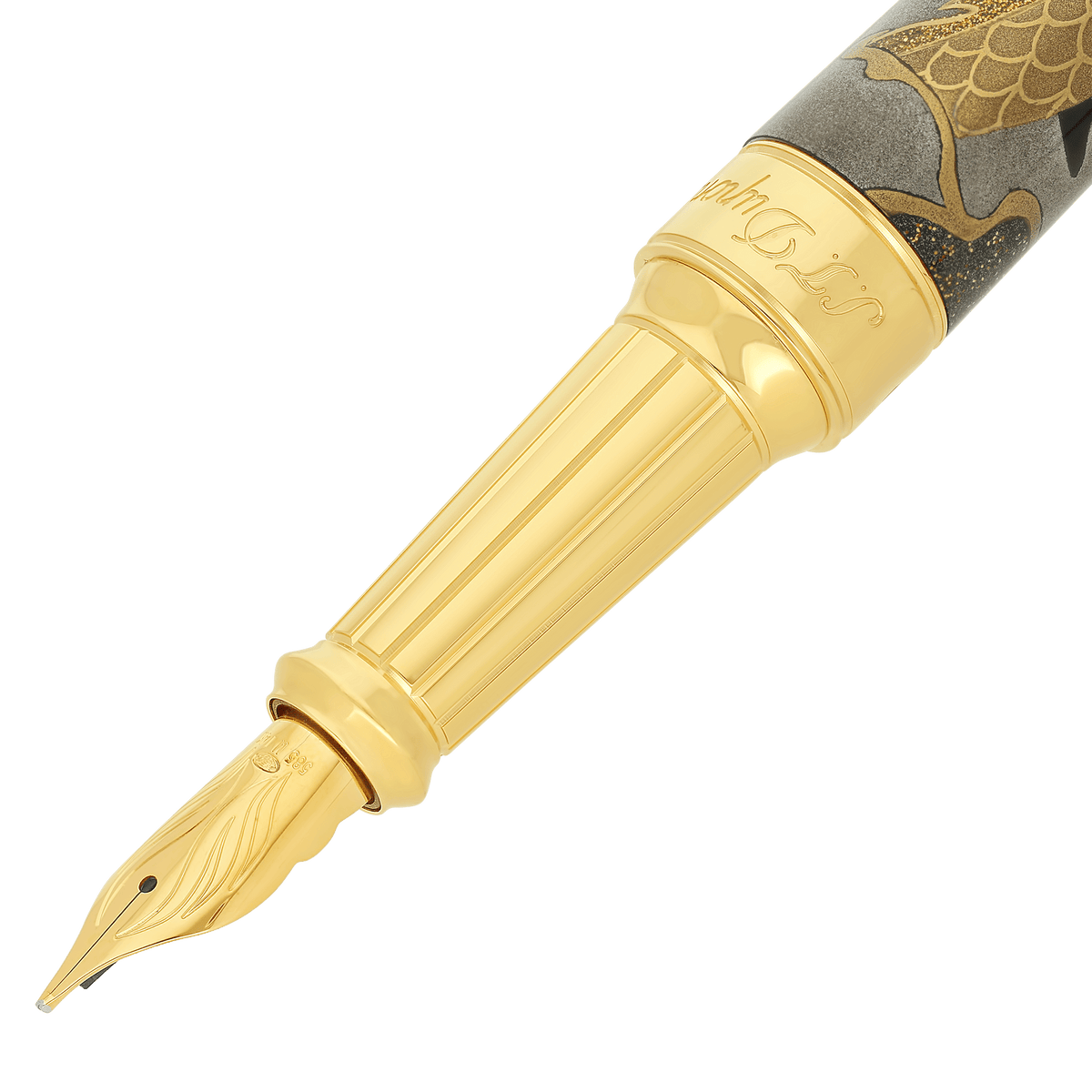 Fountain pen XL color_brown finition_golden Limited - edition_Maki - E 2 - S.T. DUPONT Europe