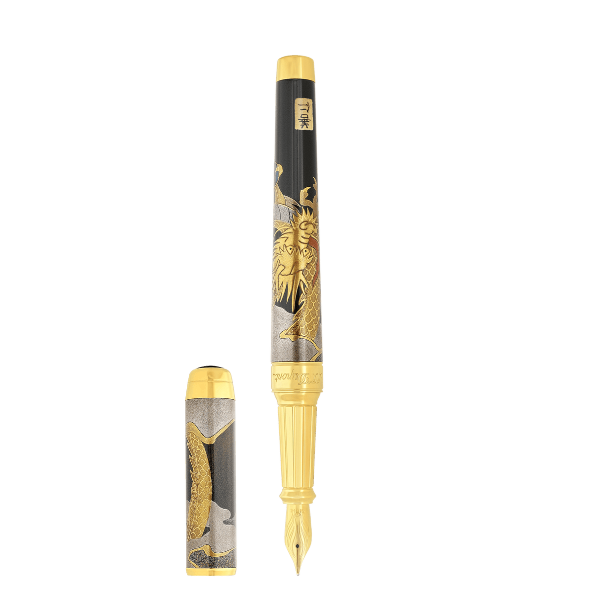 Fountain pen XL color_brown finition_golden Limited - edition_Maki - E 1 - S.T. DUPONT Europe