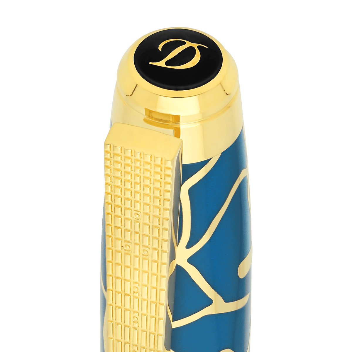 Fountain pen large color_blue - fender finition_golden Limited - edition_Fender 4 - S.T. DUPONT Europe