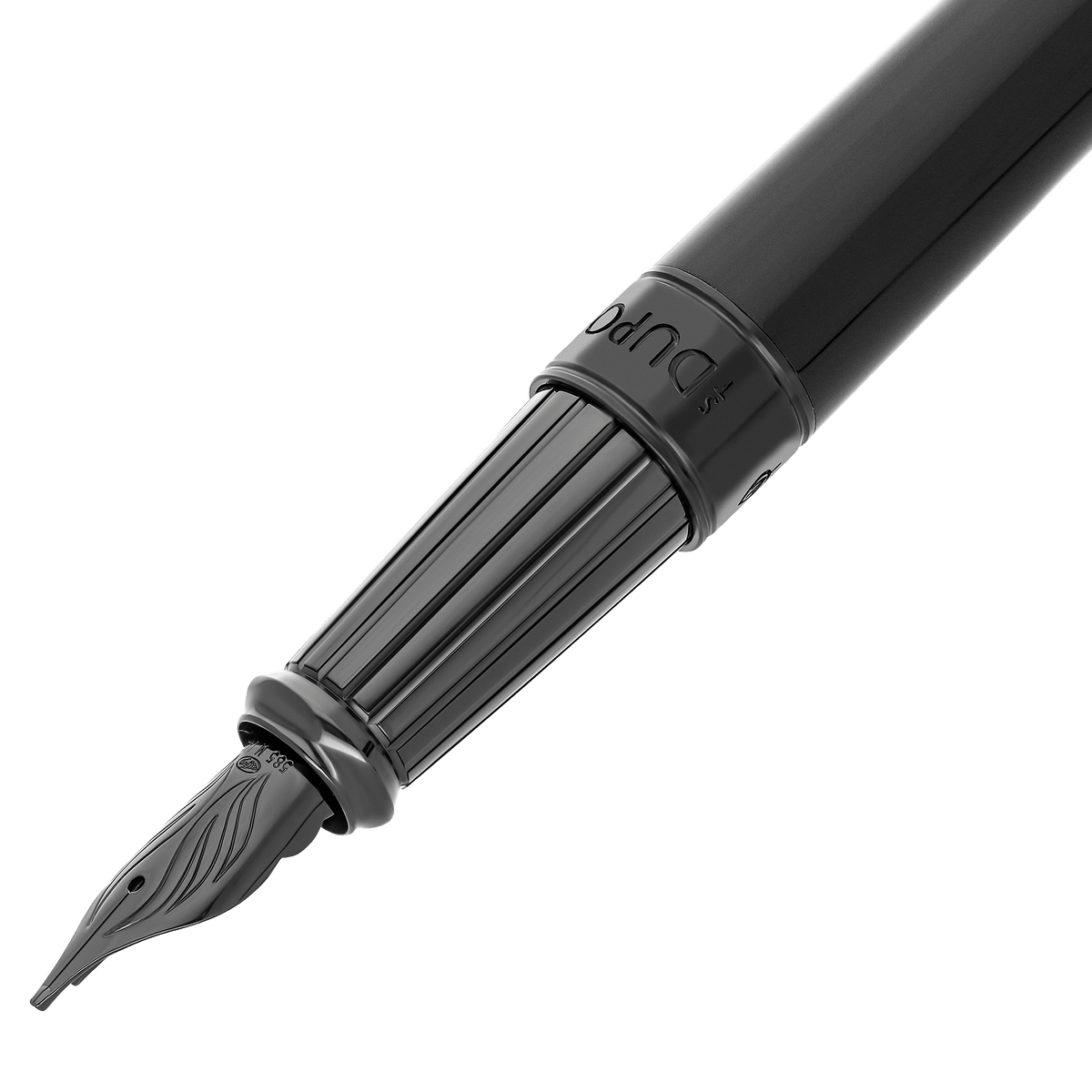 Fountain pen large color_black father's day material_aluminium 2 - S.T. DUPONT Europe