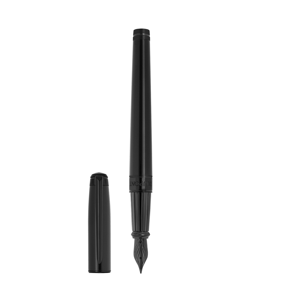 Fountain pen large color_black father's day material_aluminium 1 - S.T. DUPONT Europe