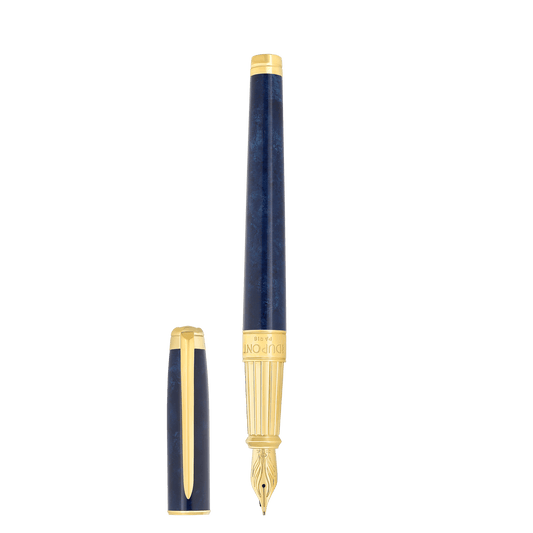 Fountain pen large Collection_Popote color_blue father's day 1 - S.T. DUPONT Europe