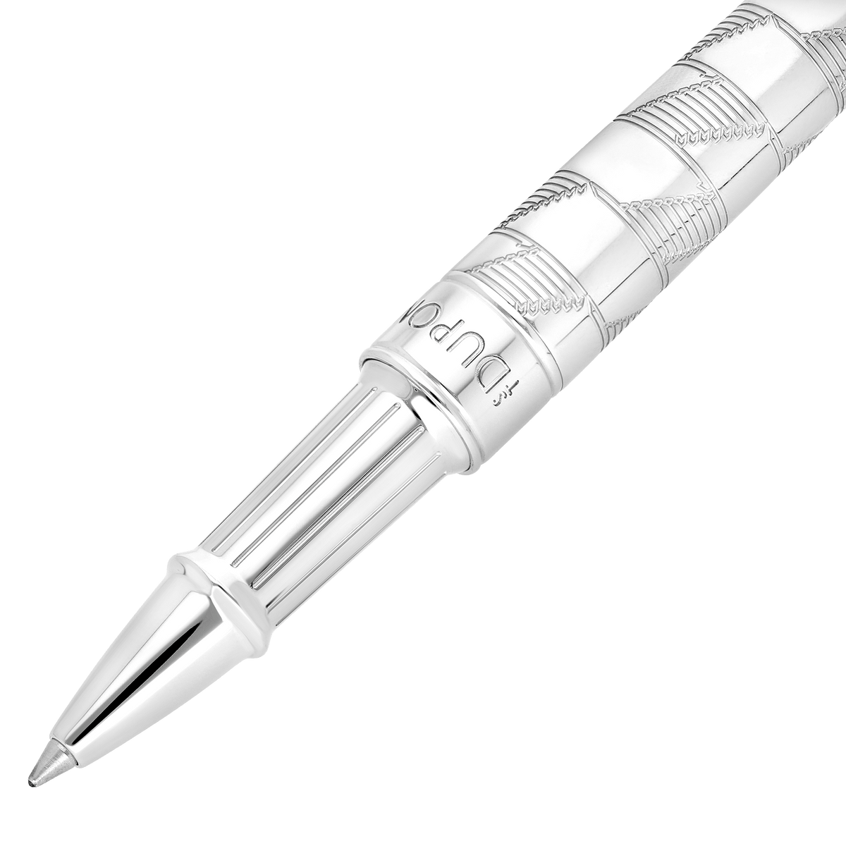 Rollerball pen Line D Eternity medium palladium. Luxury writing