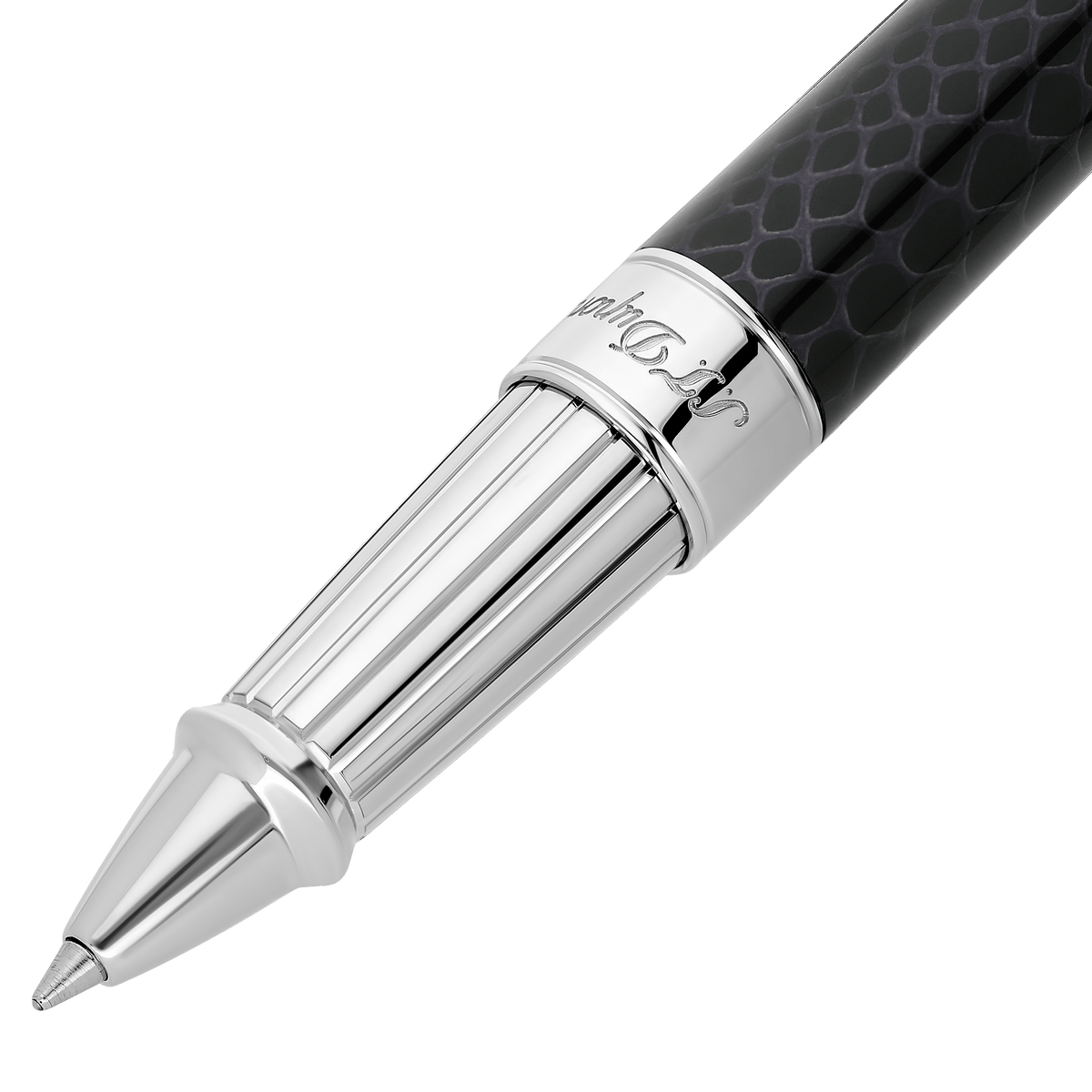 Rollerball pen large Collection_Snake - skin color_black father's day 2 - S.T. DUPONT Europe