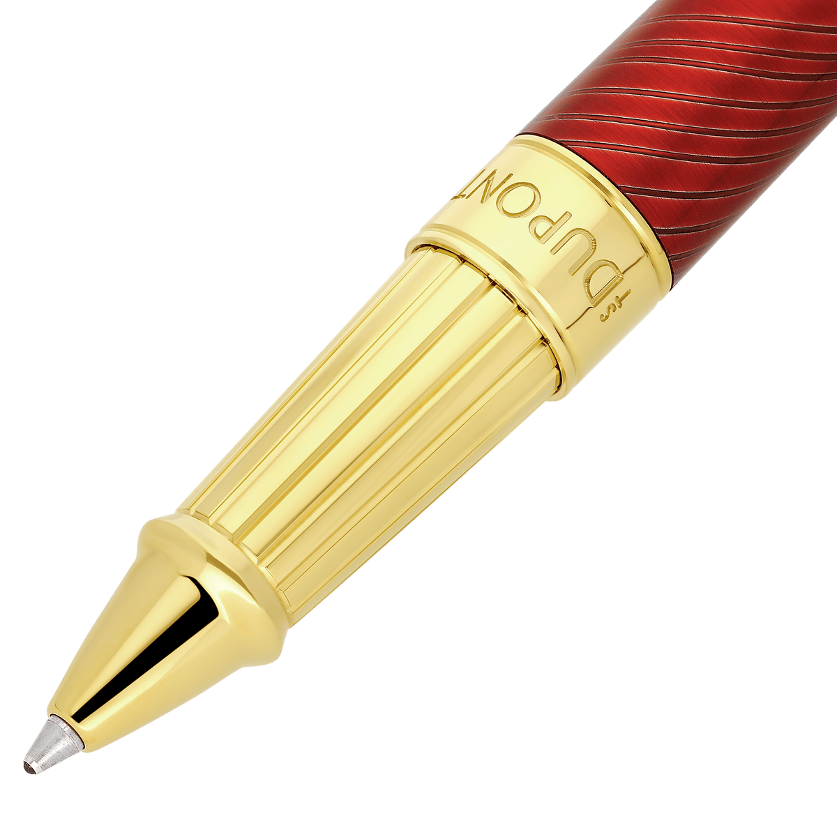 Rollerball pen large color_red finition_golden Limited - edition_Horse 2 - S.T. DUPONT Europe