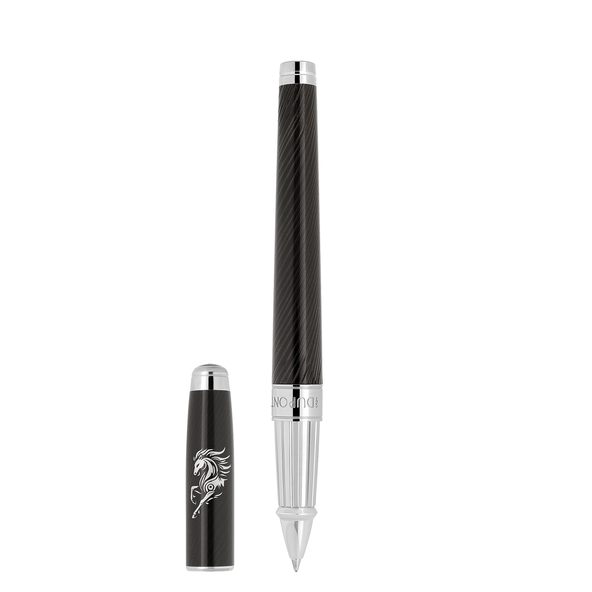 Rollerball pen large color_black finition_golden Limited - edition_Horse 1 - S.T. DUPONT Europe