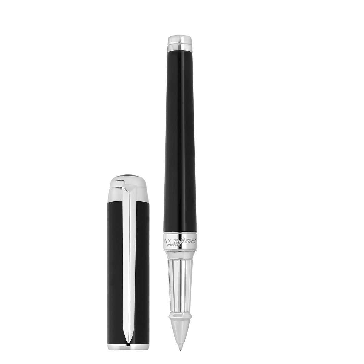Rollerball pen XL collection_eternity color_black finition_palladium 1 - S.T. DUPONT Europe