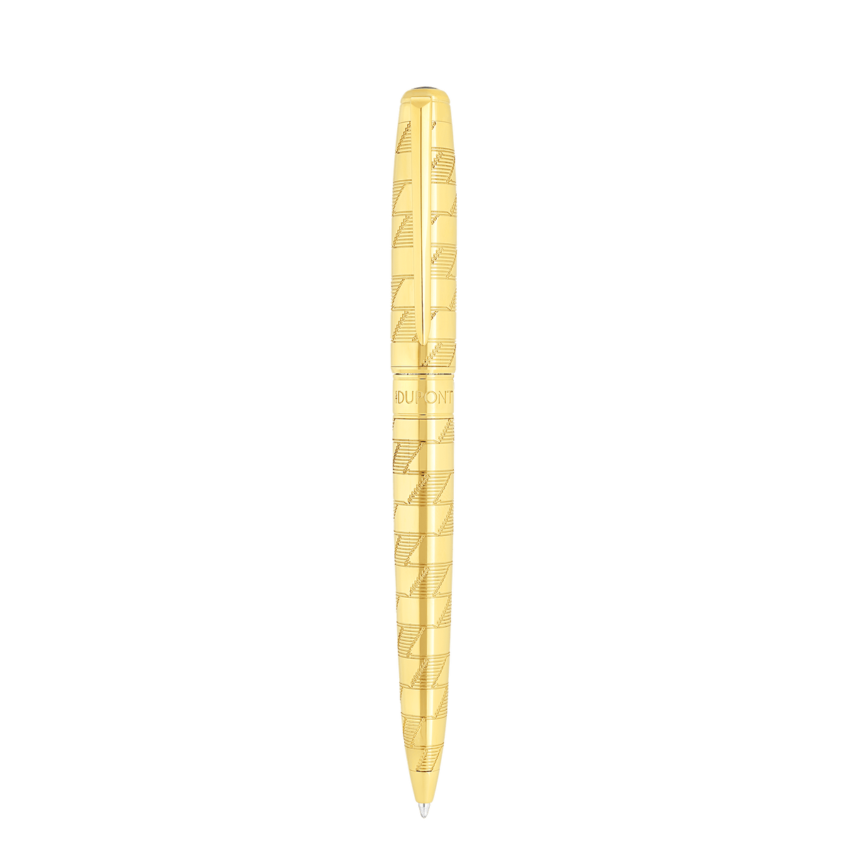 Ballpoint pen Large Collection_Monogram color_gold color_golden 1 - S.T. DUPONT Europe