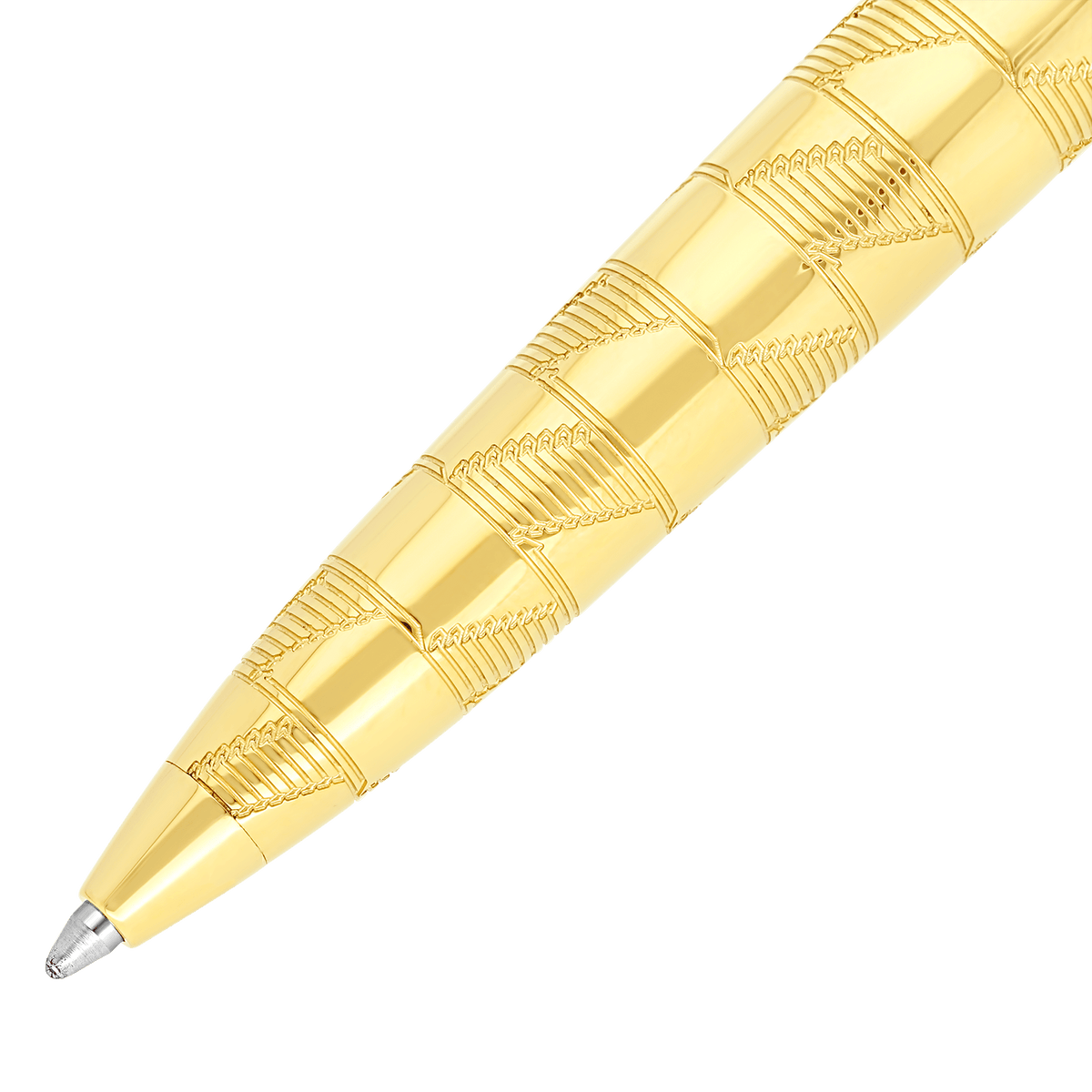 Ballpoint pen Large Collection_Monogram color_gold color_golden 2 - S.T. DUPONT Europe