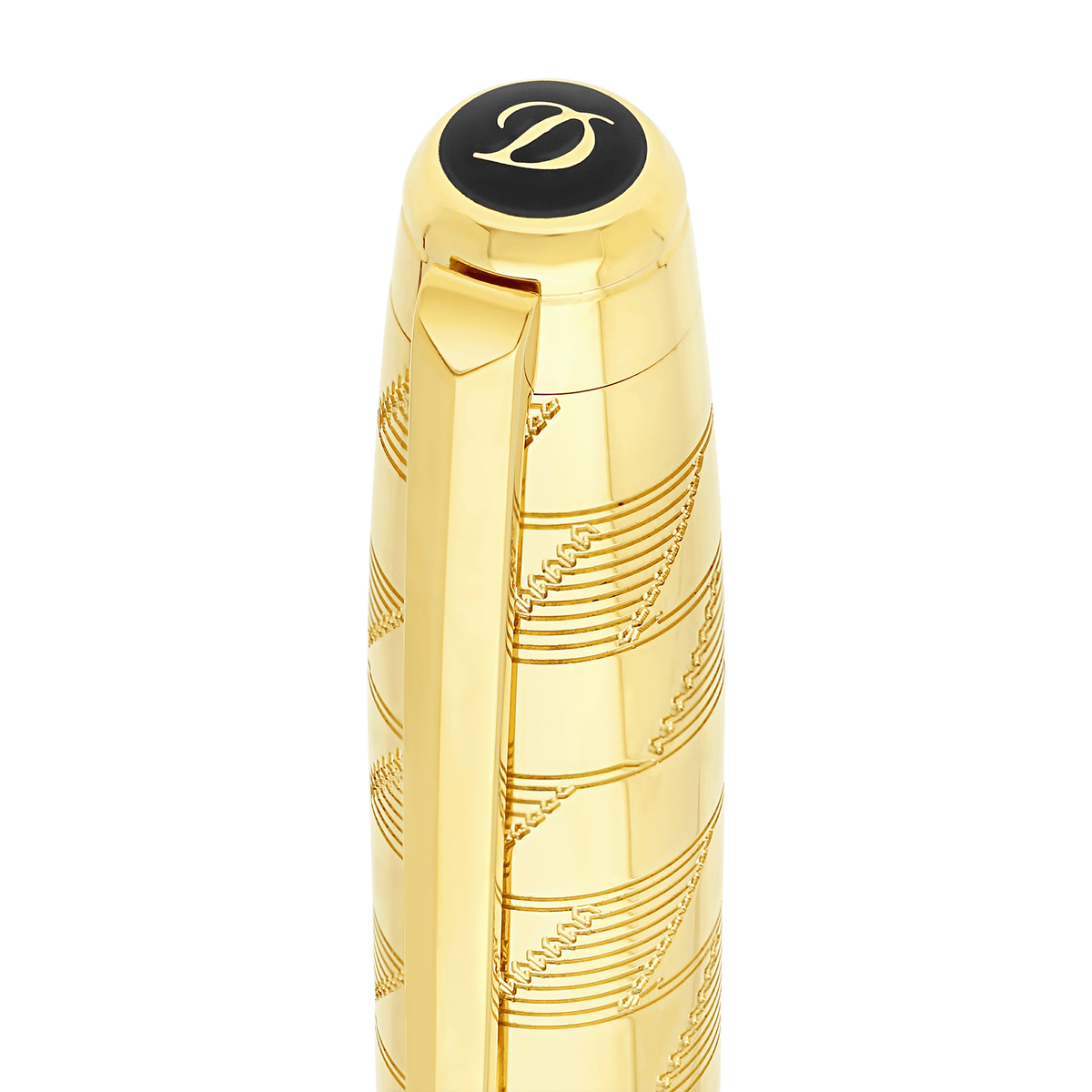 Ballpoint pen Large Collection_Monogram color_gold color_golden 4 - S.T. DUPONT Europe